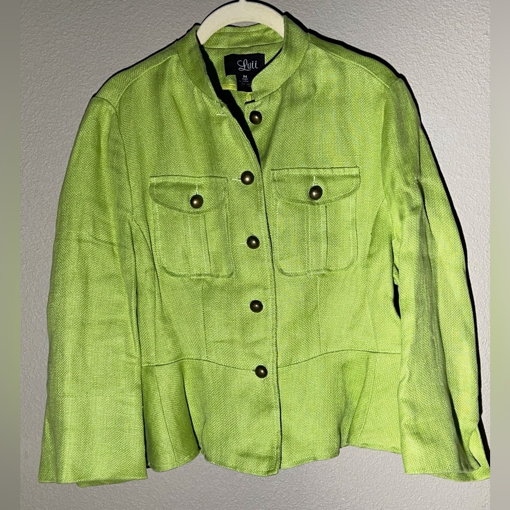 Lime Green Women’s Luii Blazer Size M